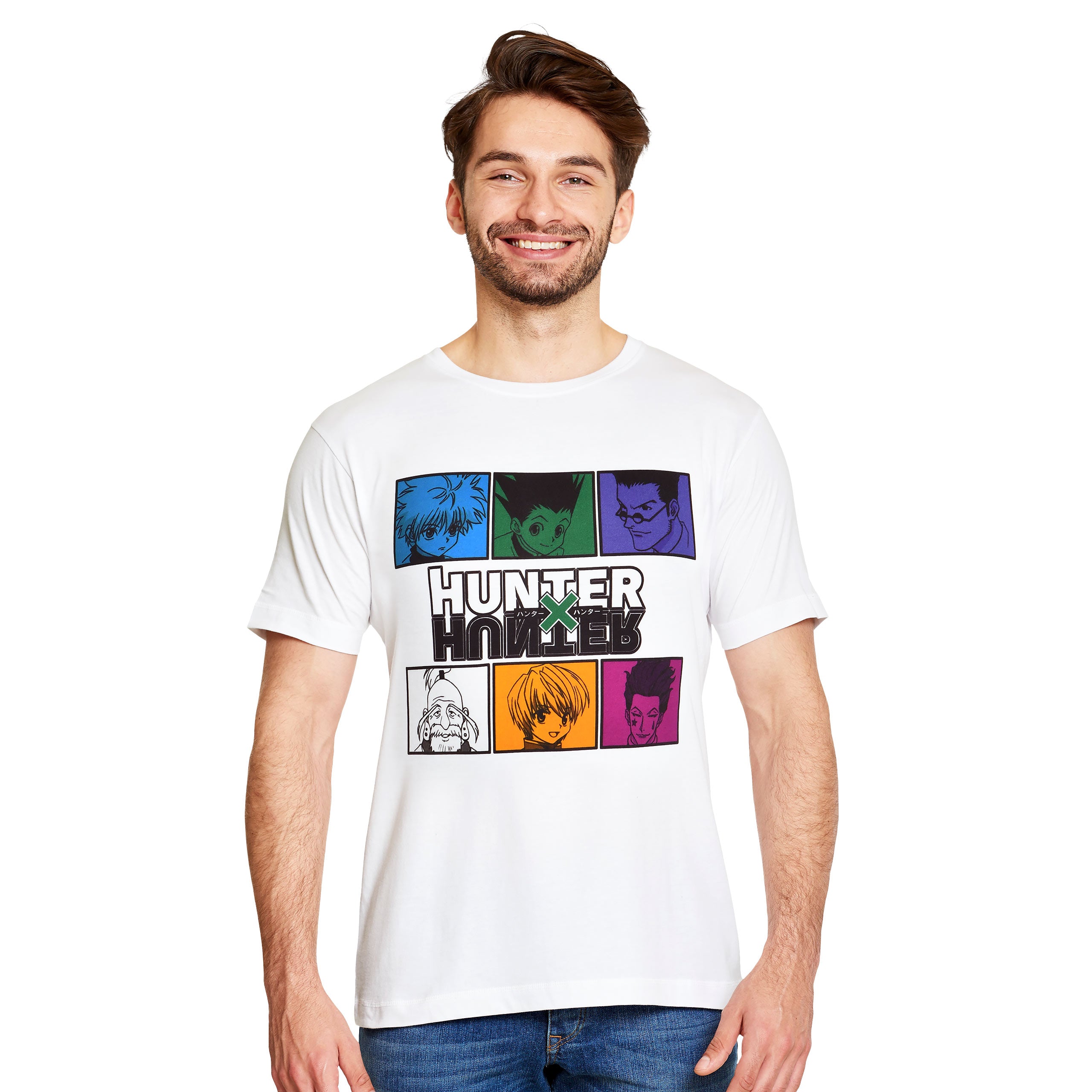 Immagine del prodotto Hunter x Hunter - T-shirt bianca con personaggi
