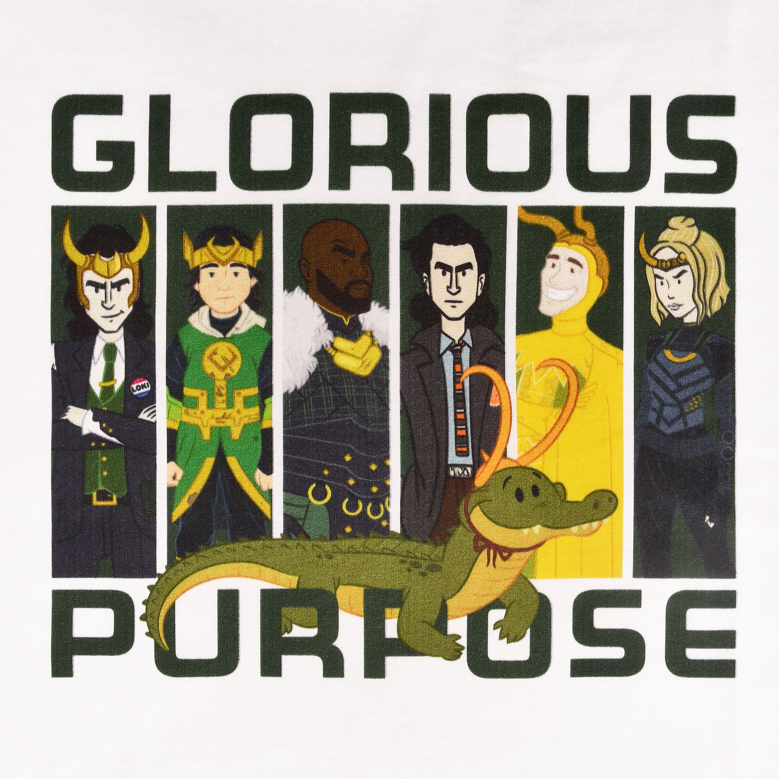 Immagine del prodotto Loki - T-shirt Glorious Purpose bianca