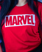 Immagine del prodotto Marvel - T-shirt con logo in cotone biologico rosso