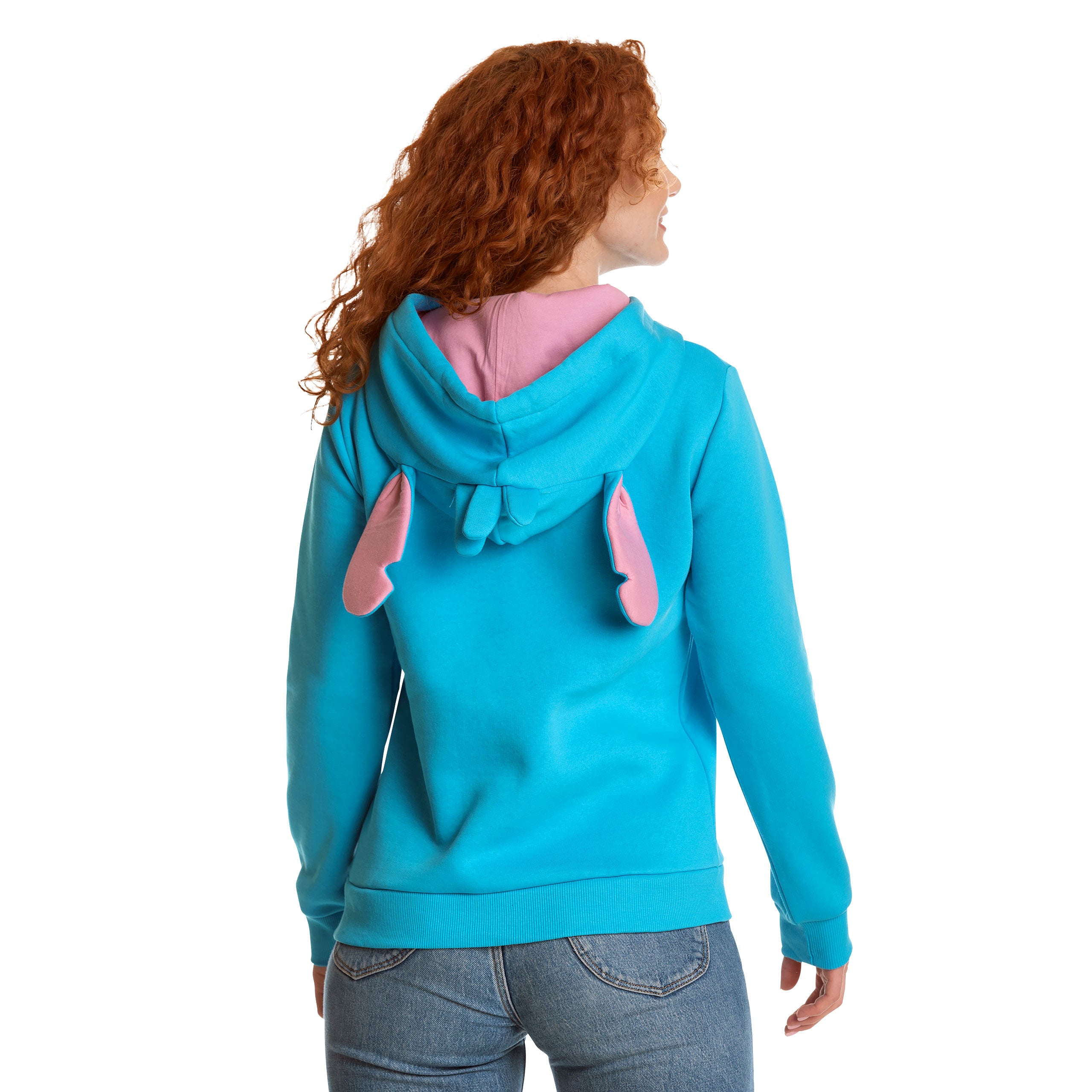Immagine del prodotto Lilo & Stitch - Felpa con cappuccio da donna Stitch con orecchie blu
