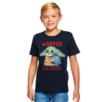 Immagine del prodotto Maglietta per bambini Grogu Wanted Too Cute blu - Star Wars The Mandalorian