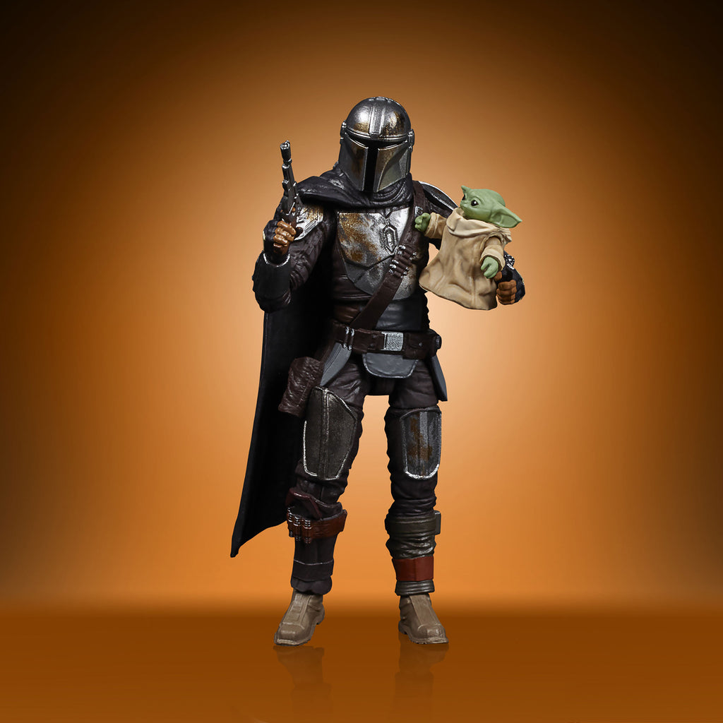 Immagine del prodotto Figura d'azione di Din Djarin con Grogu 10 cm - Star Wars The Mandalorian