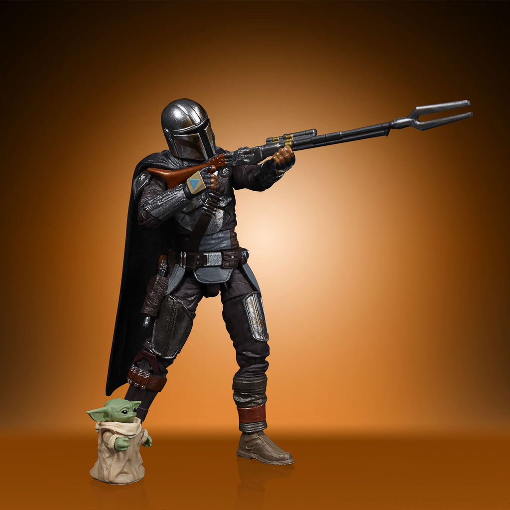 Immagine del prodotto Figura d'azione di Din Djarin con Grogu 10 cm - Star Wars The Mandalorian