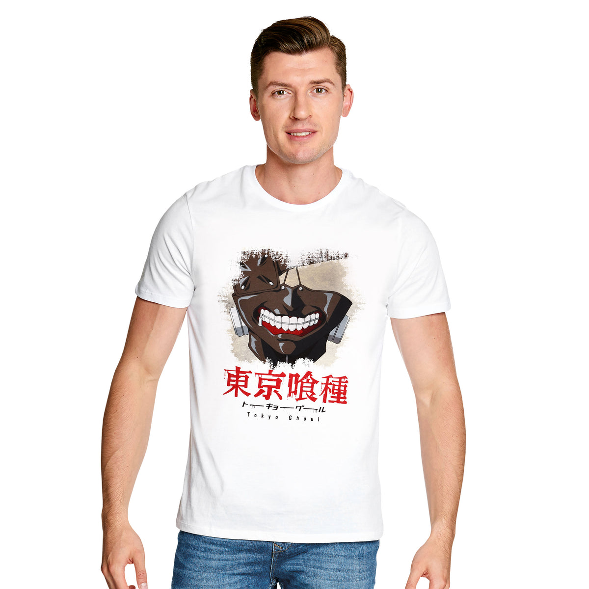 Immagine del prodotto Tokyo Ghoul - T-Shirt con maschera graffiata bianca