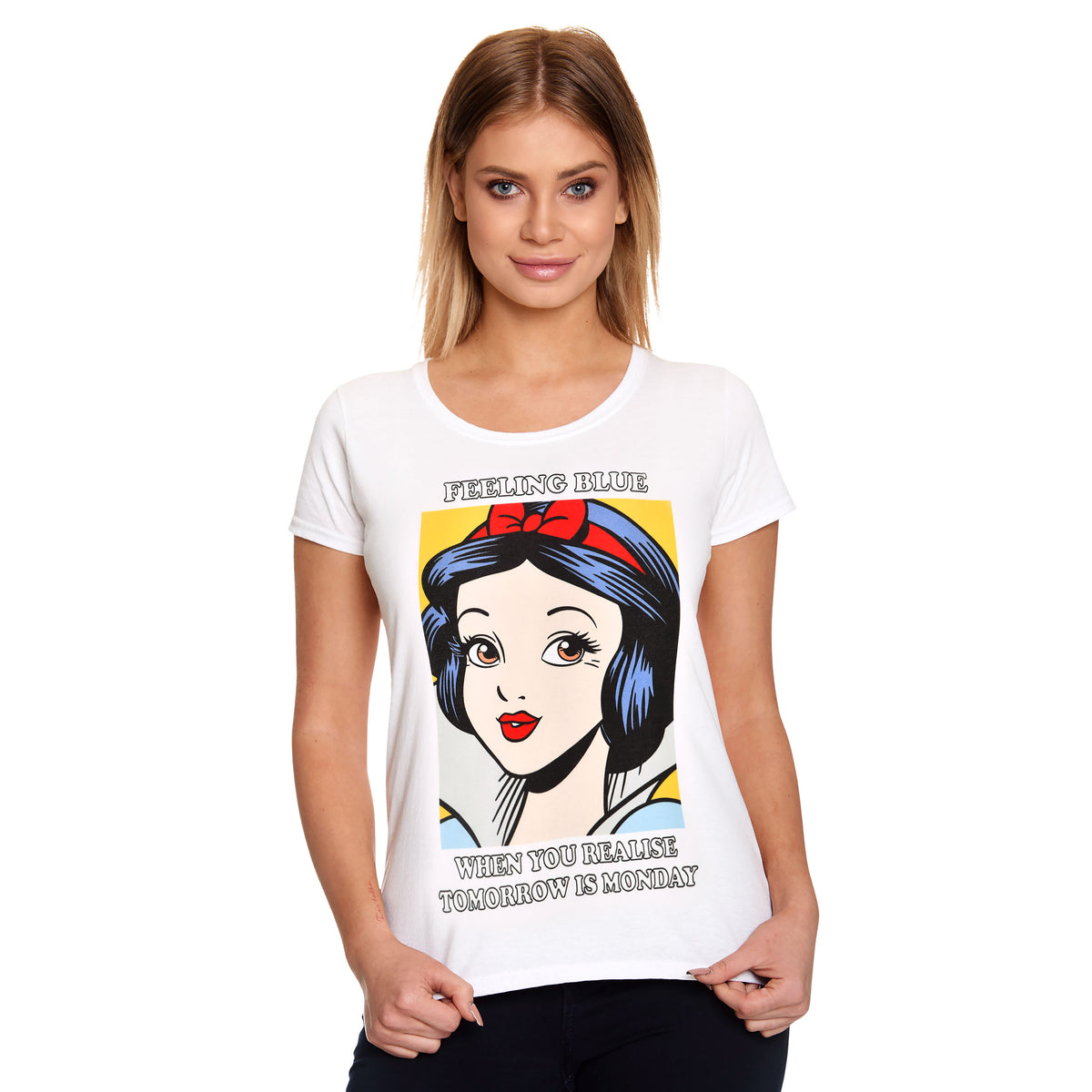 Immagine del prodotto Biancaneve - T-shirt da donna con ritratto bianco