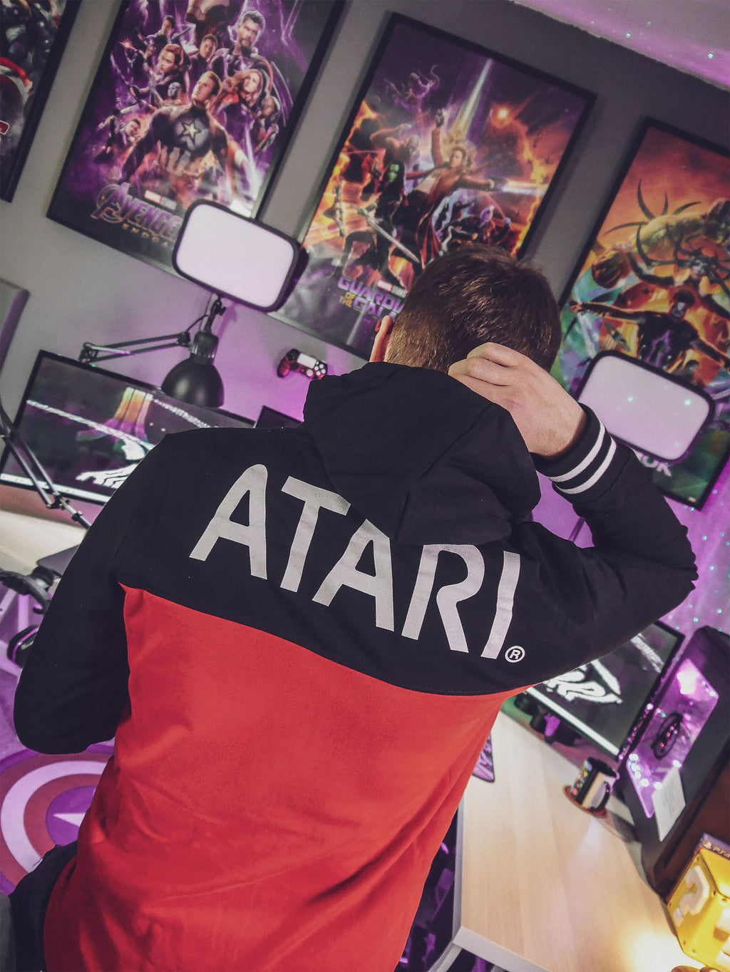Immagine del prodotto Atari - Felpa con cappuccio con logo