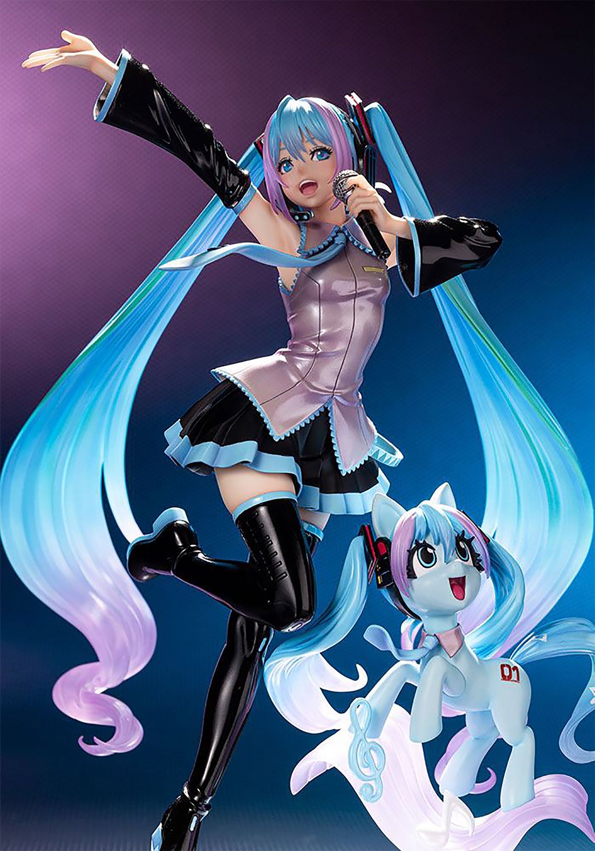 Immagine del prodotto Figura di My Little Pony e Hatsune Miku Scala 1:7
