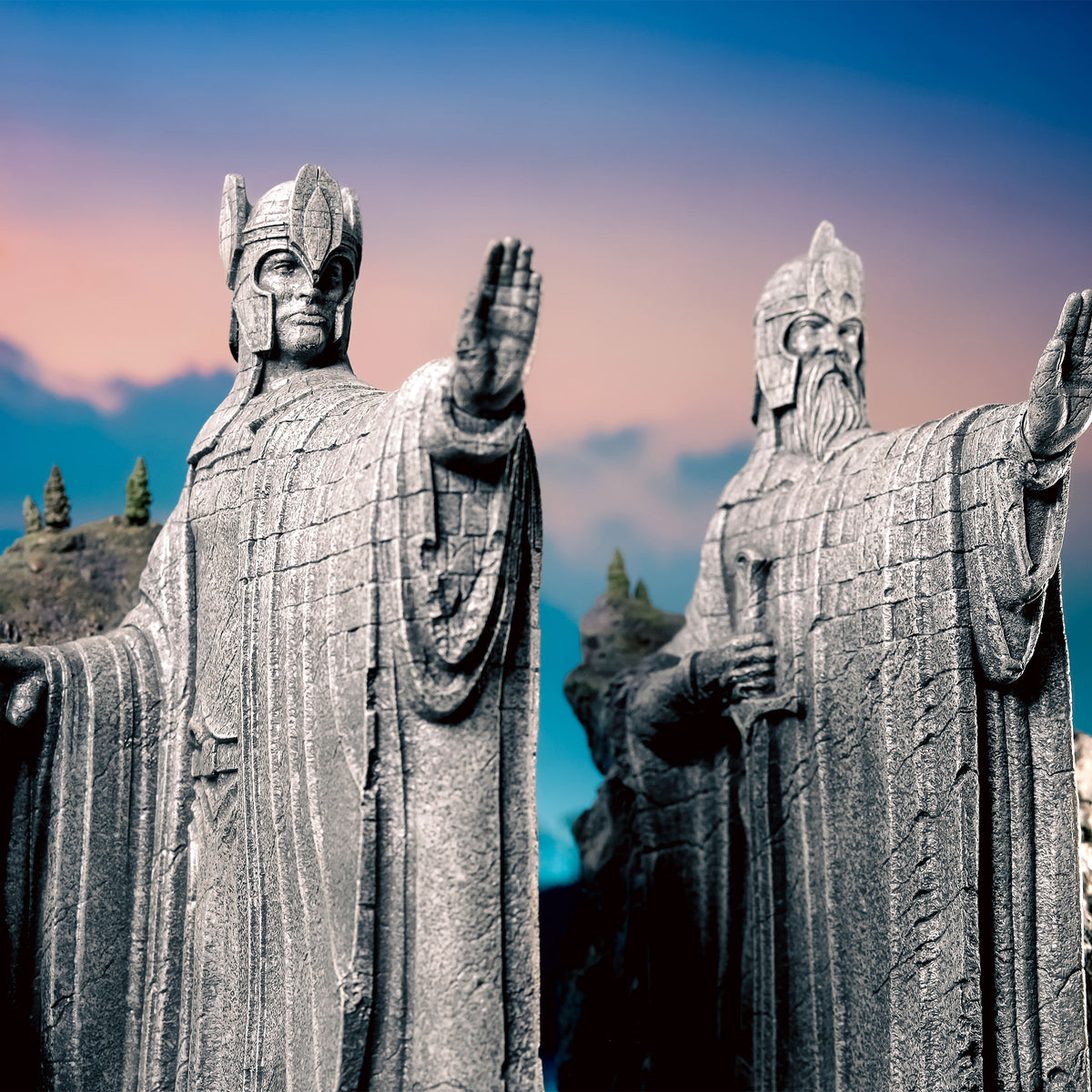 Immagine del prodotto Il Signore degli Anelli - Figura d'ambiente Argonath deluxe 34 cm
