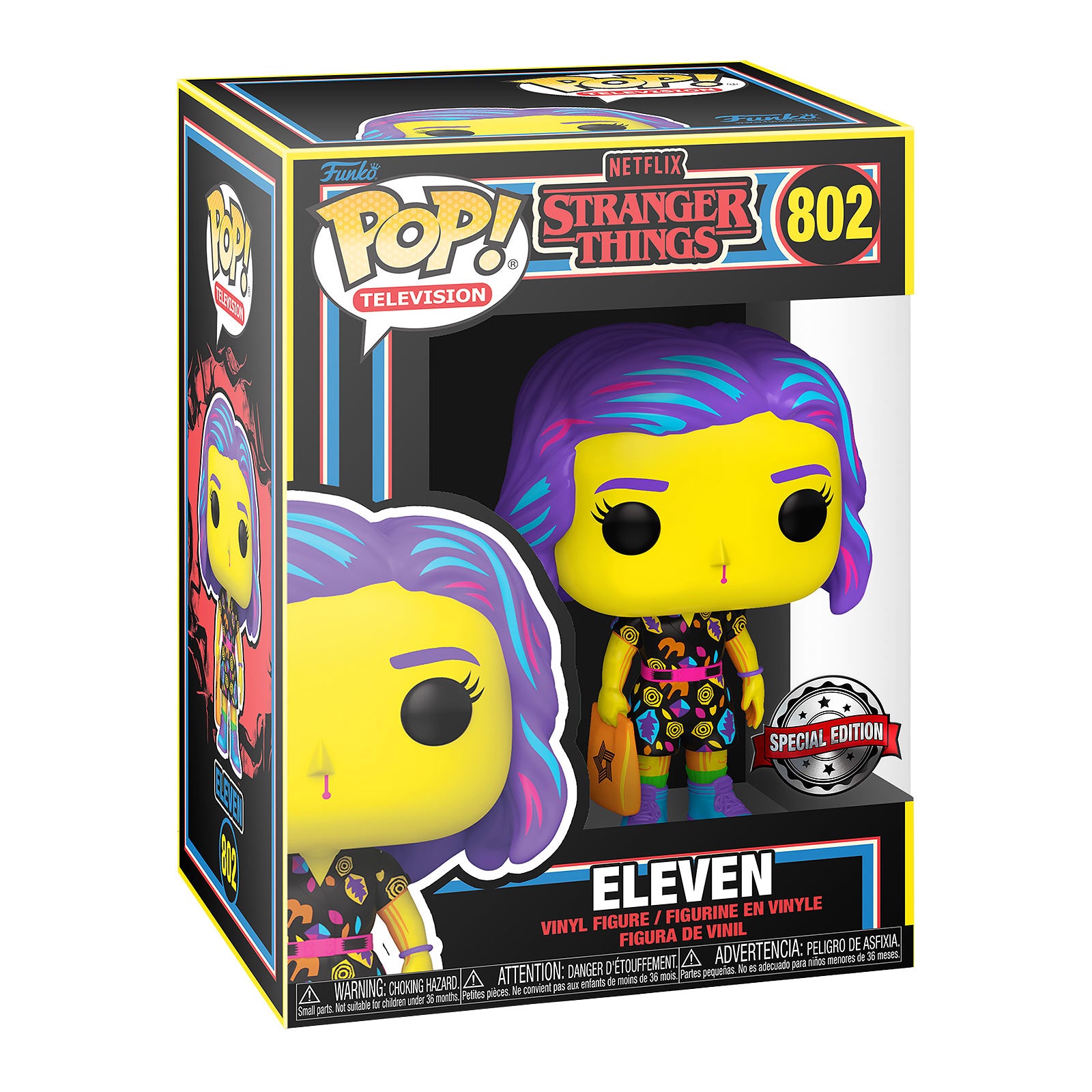 Immagine del prodotto Stranger Things - Figura Funko Pop di Eleven Black Light Glow