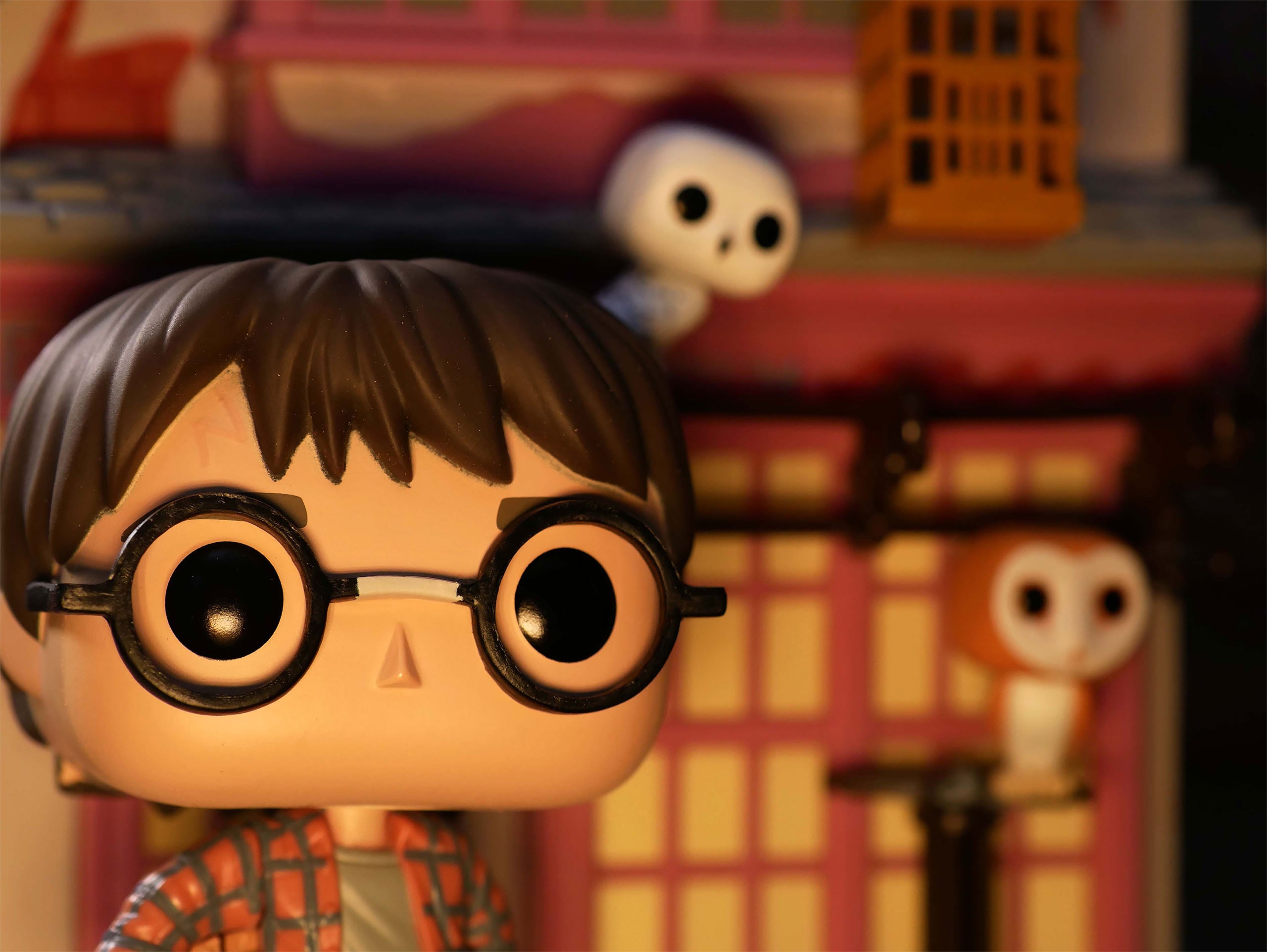 Immagine del prodotto Harry Potter e il negozio di gufi Eeylops figura Funko Pop con diorama