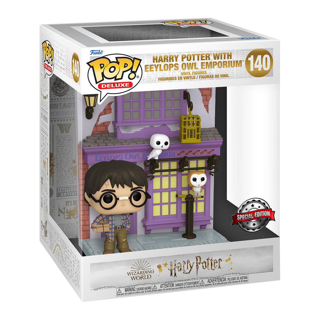 Immagine del prodotto Harry Potter e il negozio di gufi Eeylops figura Funko Pop con diorama