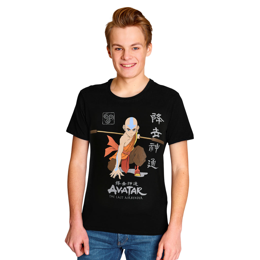 Immagine del prodotto Avatar Il Signore degli Elementi - T-shirt Aang Ready For Battle nera