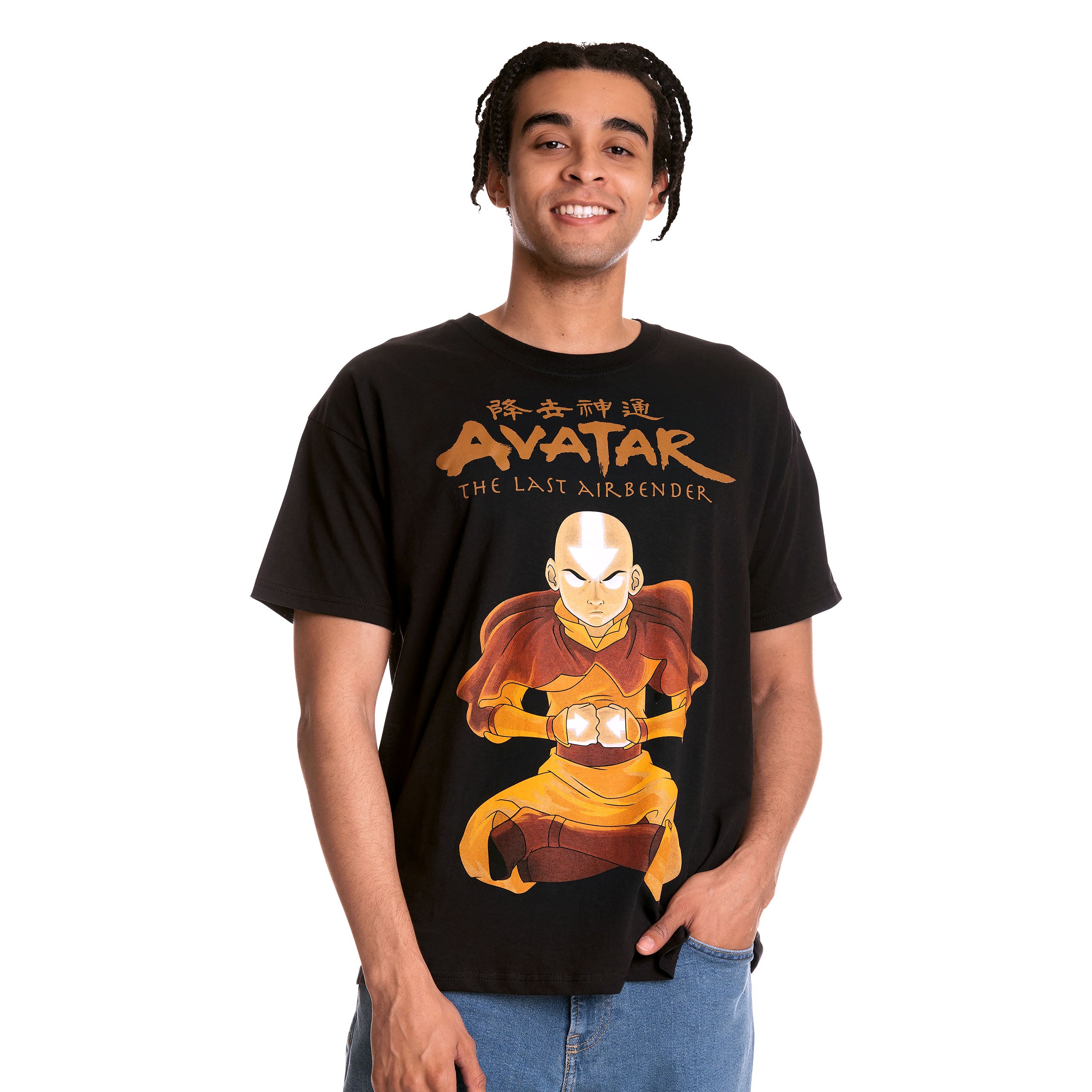 Product image Avatar The Last Airbender - Aang State Pose T-Shirt Black