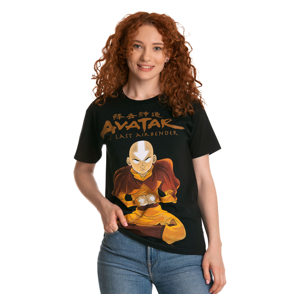 Product image Avatar The Last Airbender - Aang State Pose T-Shirt Black