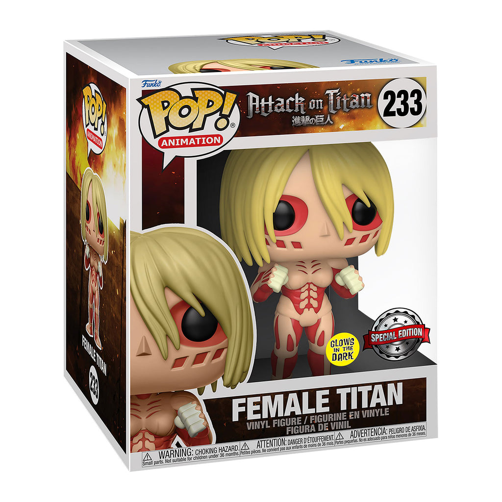 Immagine del prodotto Attack on Titan - Female Titan Glow in the Dark Figura Funko Pop 15cm