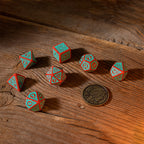 Immagine del prodotto Witcher - Set di dadi RPG Triss da 7 pezzi con moneta da collezione