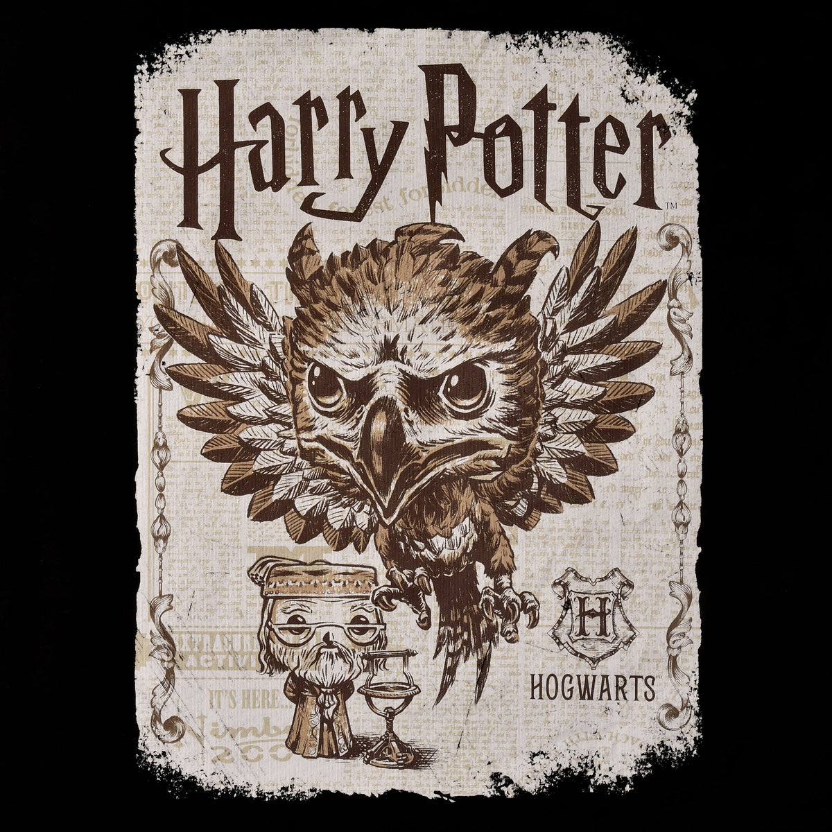 Product image Fawkes T-Shirt with Funko Pop Glow in the Dark Figure - Harry Potter