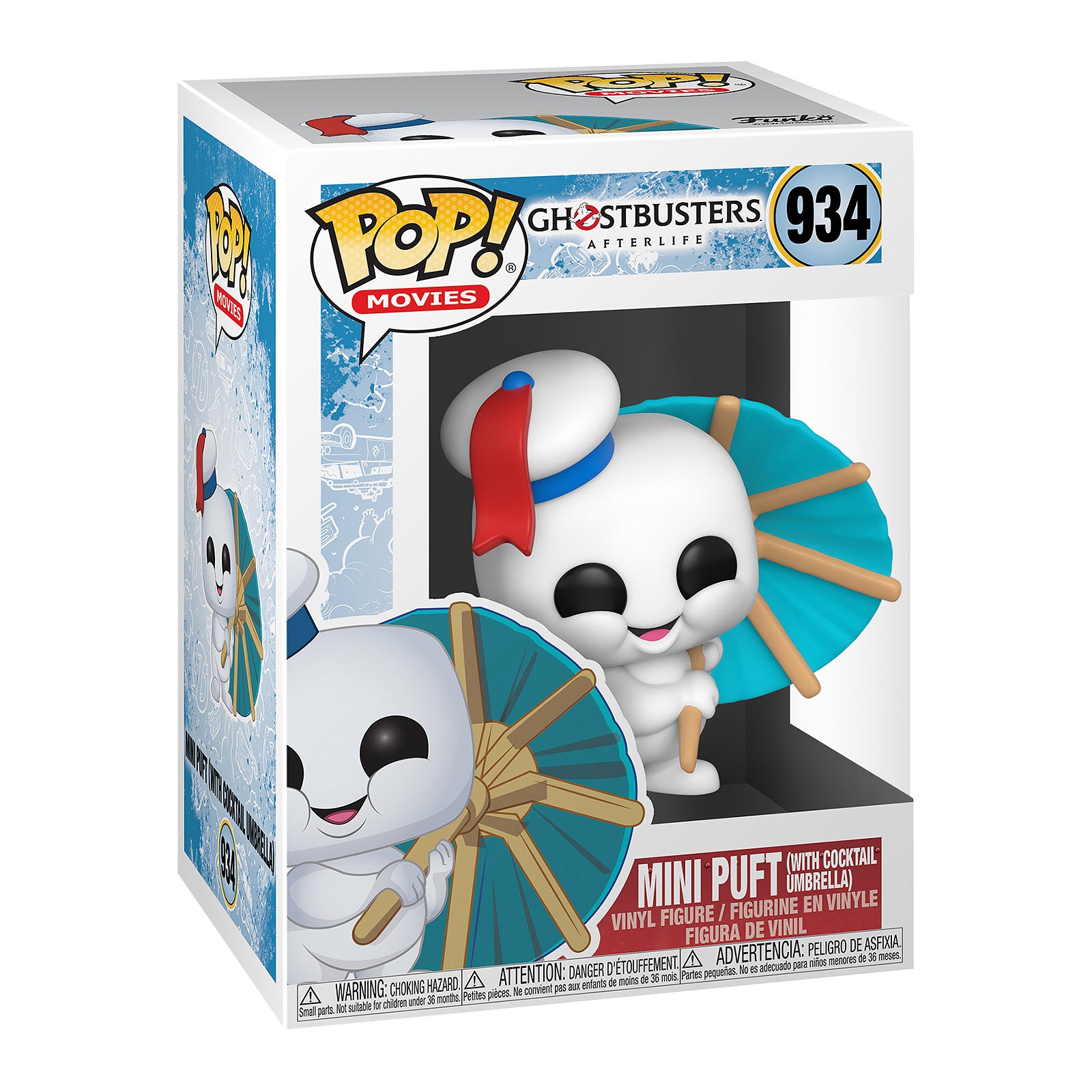 Immagine del prodotto Ghostbusters - Uomo Marshmallow con ombrellino da cocktail Figura Pop Funko