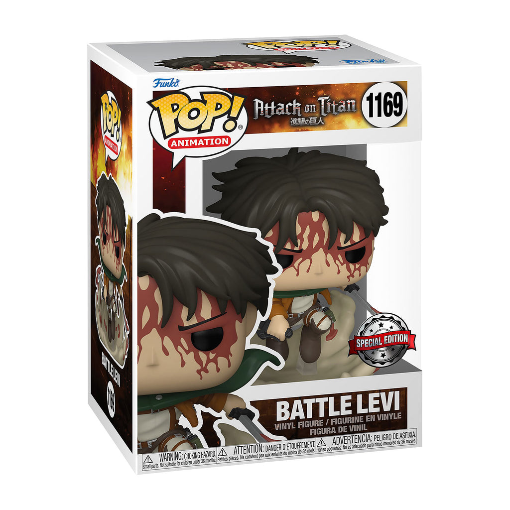 Product image Attack on Titan - Battle Levi Funko Pop Figure