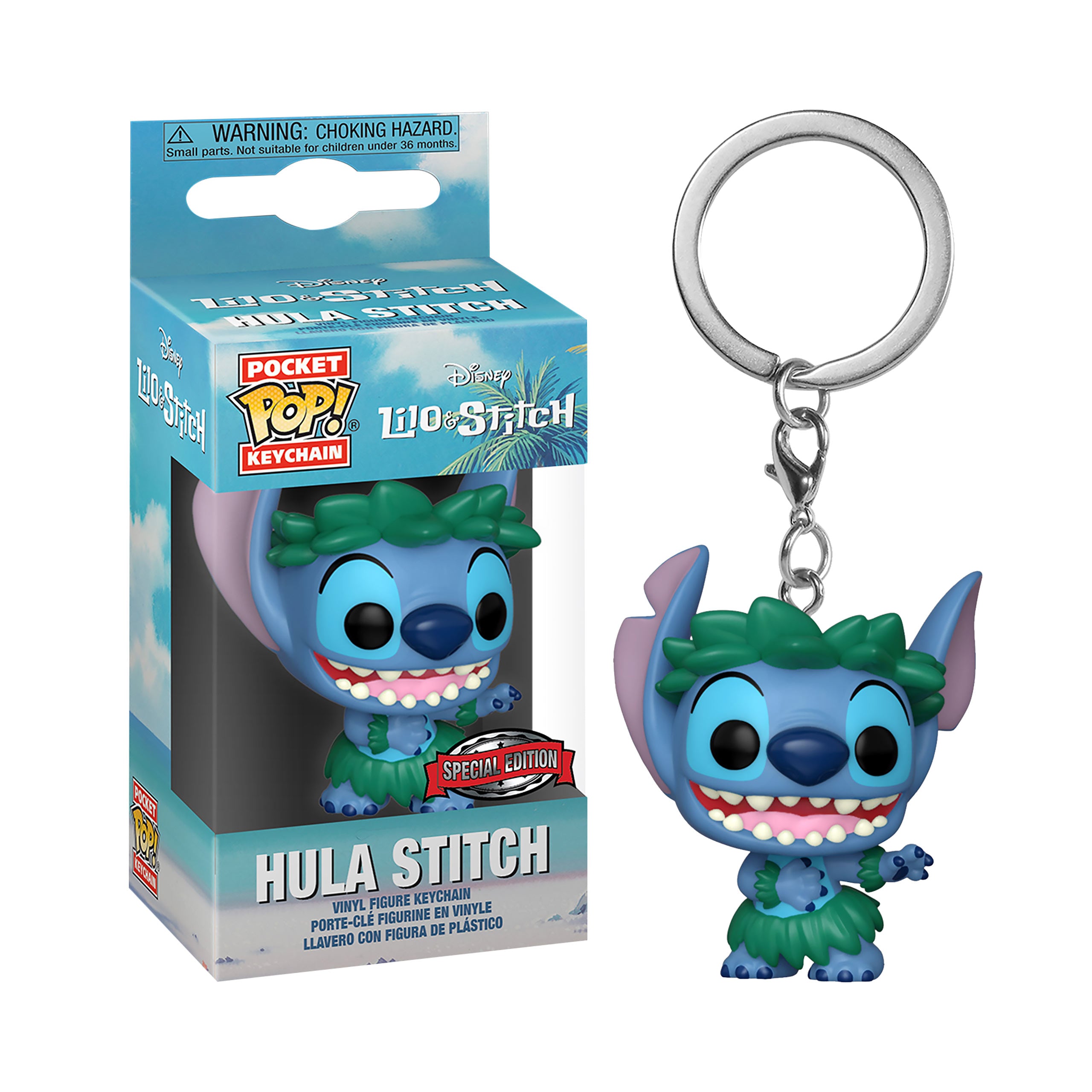 Immagine del prodotto Lilo & Stitch - Portachiavi Funko Pop di Stitch Hula