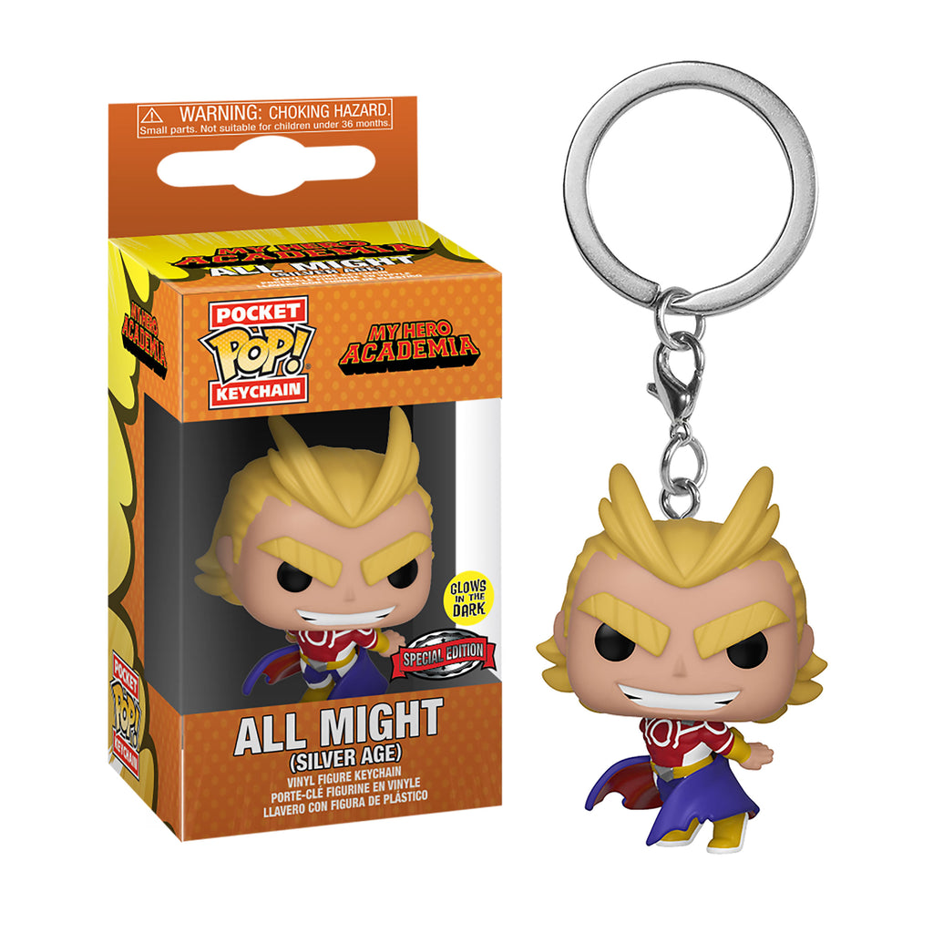 Immagine del prodotto My Hero Academia - All Might Silver Age Portachiavi Funko Pop