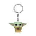 Immagine del prodotto Portachiavi Funko Pop di Grogu con tazza - Star Wars The Mandalorian