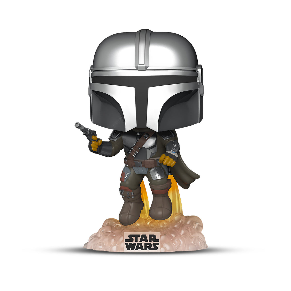 Immagine del prodotto Figura Funko Pop Mando Glow in the Dark con testa oscillante - Star Wars The Mandalorian