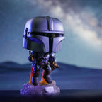 Immagine del prodotto Figura Funko Pop Mando Glow in the Dark con testa oscillante - Star Wars The Mandalorian