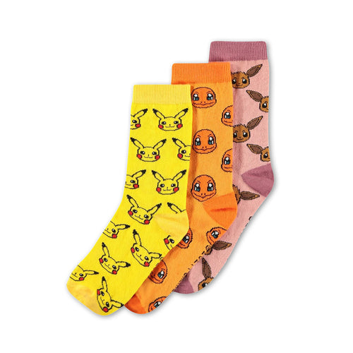 Immagine del prodotto Pokemon - Set di 3 paia di calzini Crew