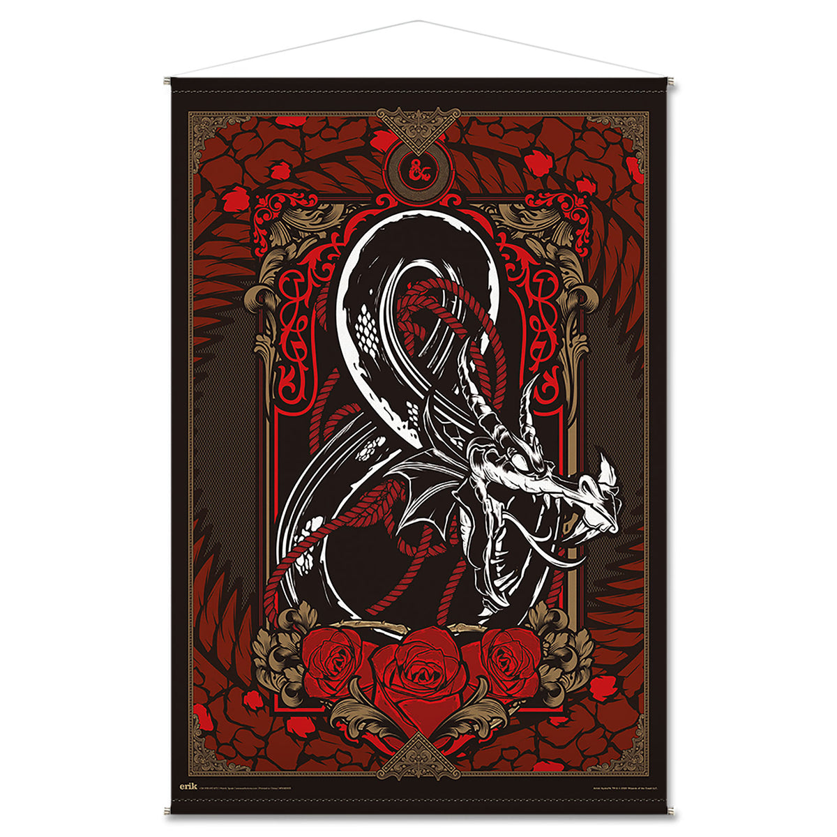 Product image Dragon Ampersand Logo Wall Scroll - Dungeons & Dragons