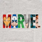 Immagine del prodotto Marvel - Logo Comic Heroes T-shirt grigia