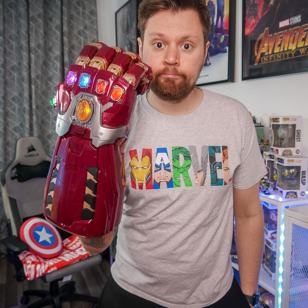 Immagine del prodotto Marvel - Logo Comic Heroes T-shirt grigia