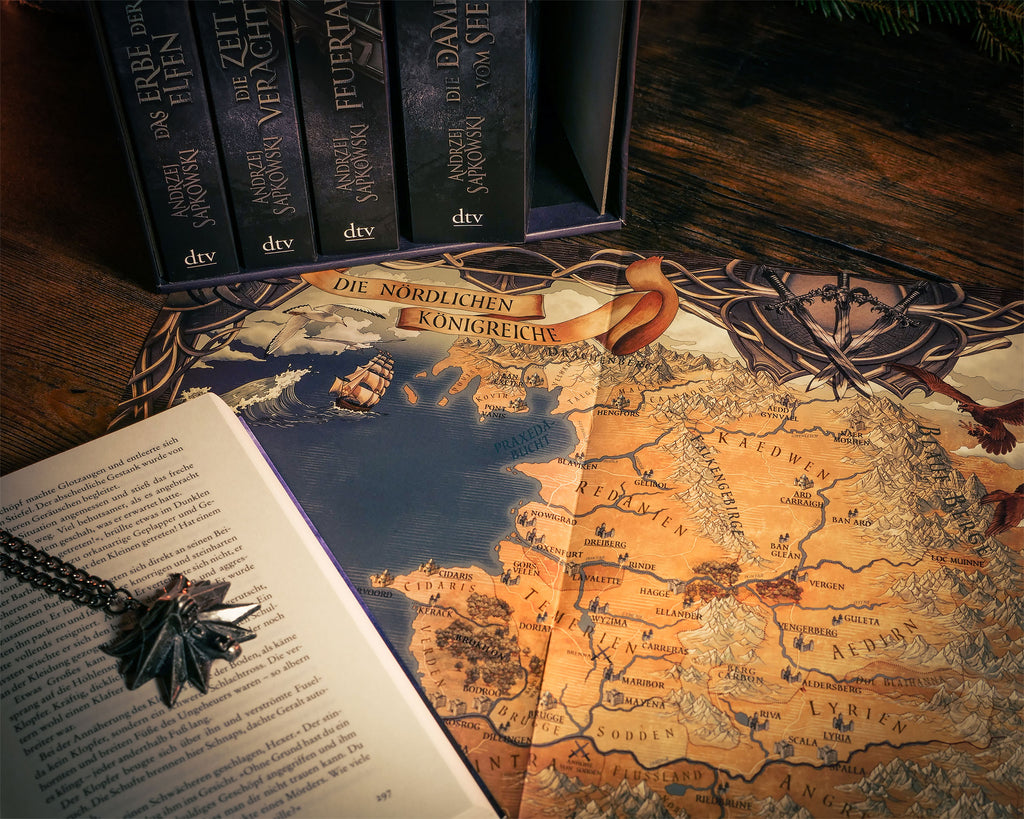 Immagine del prodotto I 5 volumi della saga del Witcher in una scatola