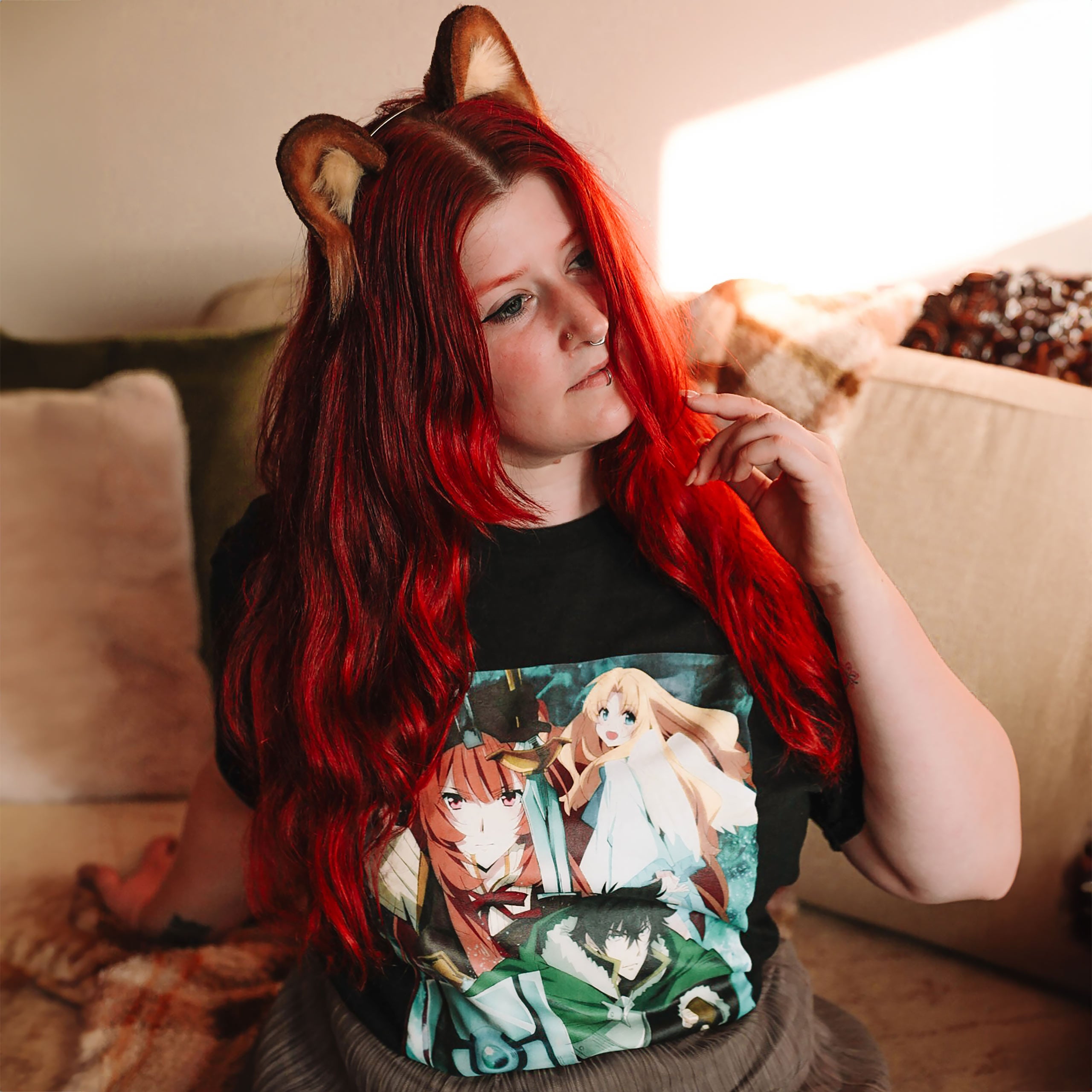 Immagine del prodotto Rising of the Shield Hero - T-shirt nera della crew