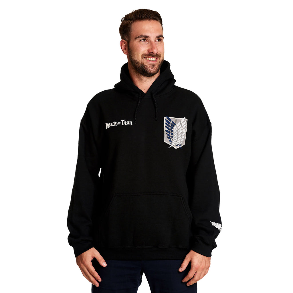 Product image Attack on Titan - Survey Corps Hoodie Black