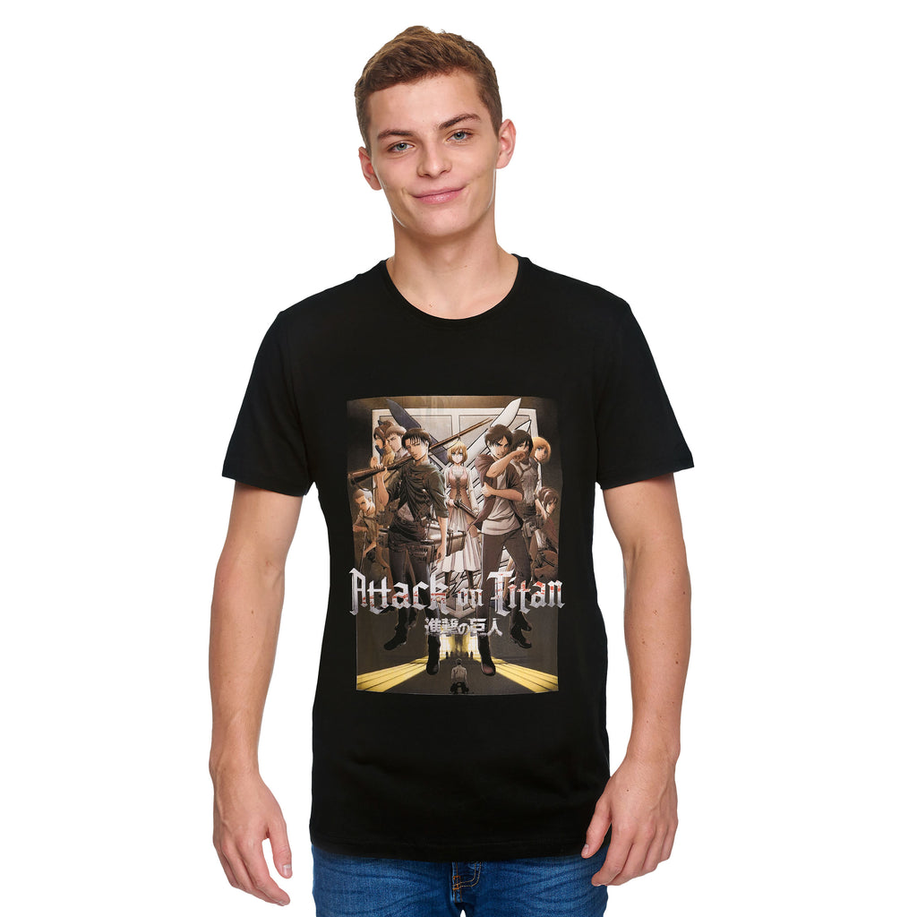 Immagine del prodotto Attack on Titan - T-shirt di Gruppo nera