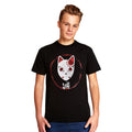 Immagine del prodotto Demon Slayer - T-shirt nera con maschera di Tanjiro