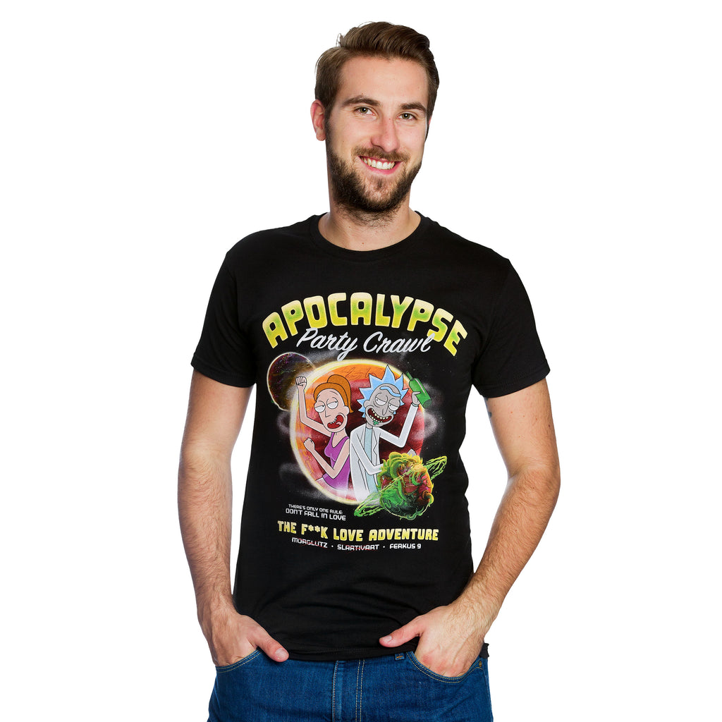 Immagine del prodotto Rick and Morty - Maglietta da festa dell'Apocalisse nera