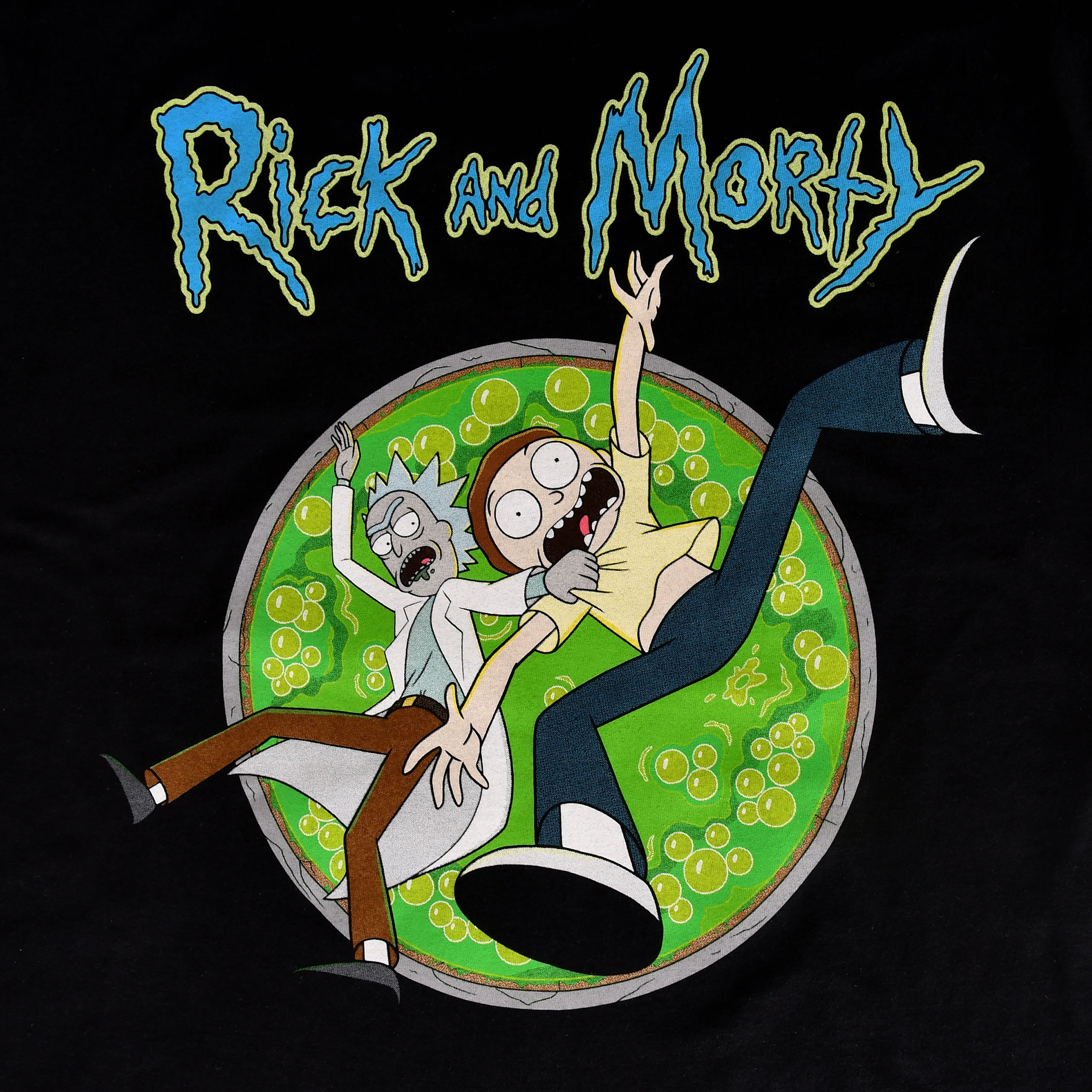Immagine del prodotto Rick e Morty - T-shirt Portal Circle nera