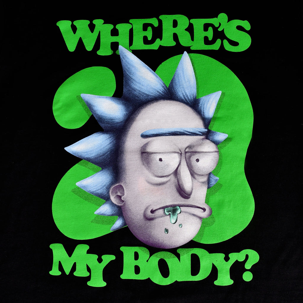 Immagine del prodotto Rick e Morty - Dove è il mio corpo? T-shirt nera