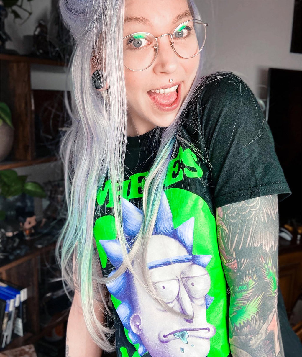 Immagine del prodotto Rick e Morty - Dove è il mio corpo? T-shirt nera