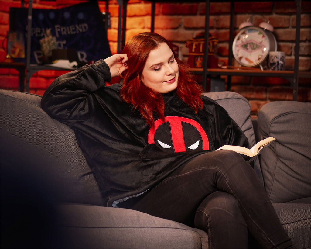 Immagine del prodotto Deadpool - Logo Oversize Maglione da coccole nero