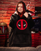 Immagine del prodotto Deadpool - Logo Oversize Maglione da coccole nero