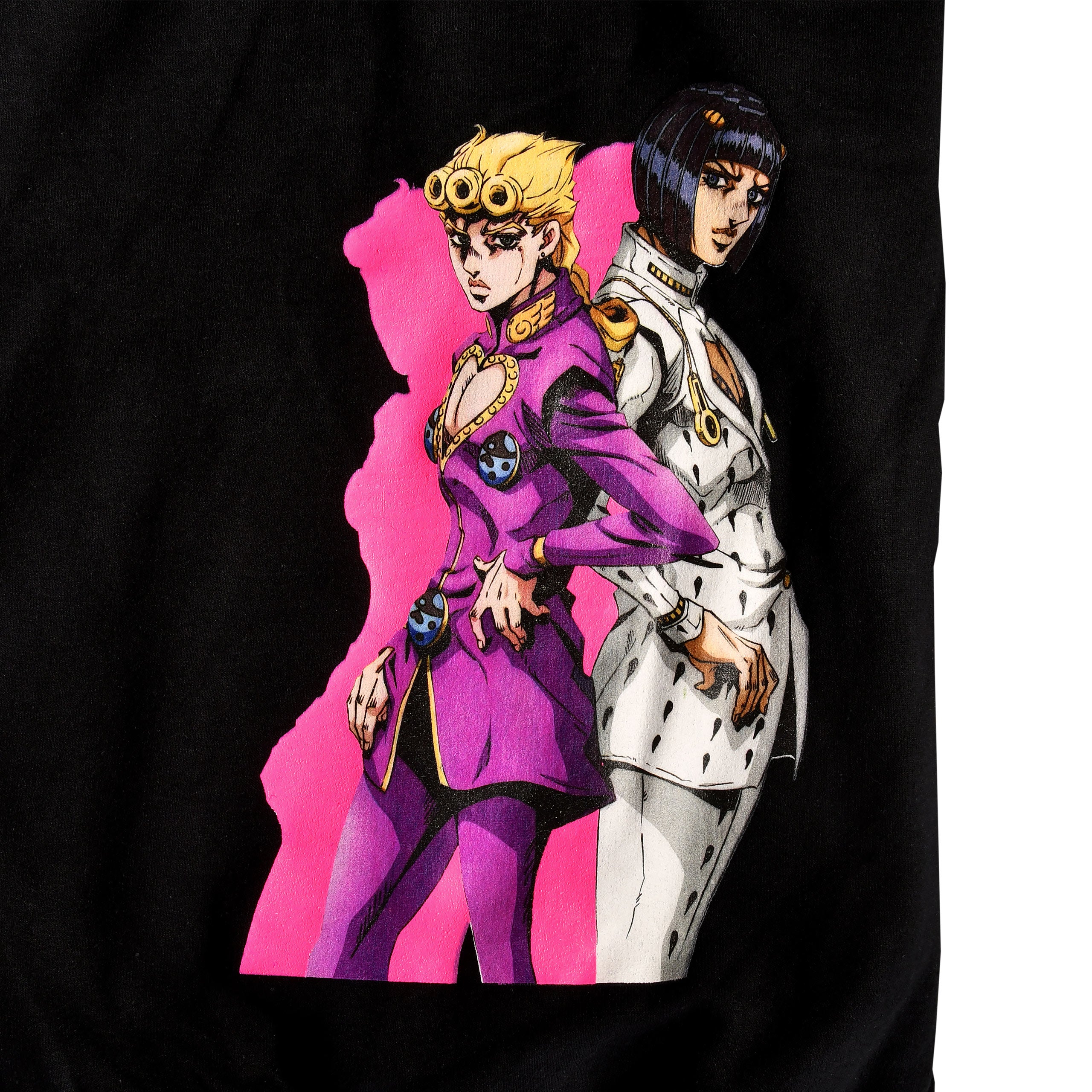 Immagine del prodotto JoJo's Bizarre Adventure - Felpa con cappuccio nera di Giorno e Bruno
