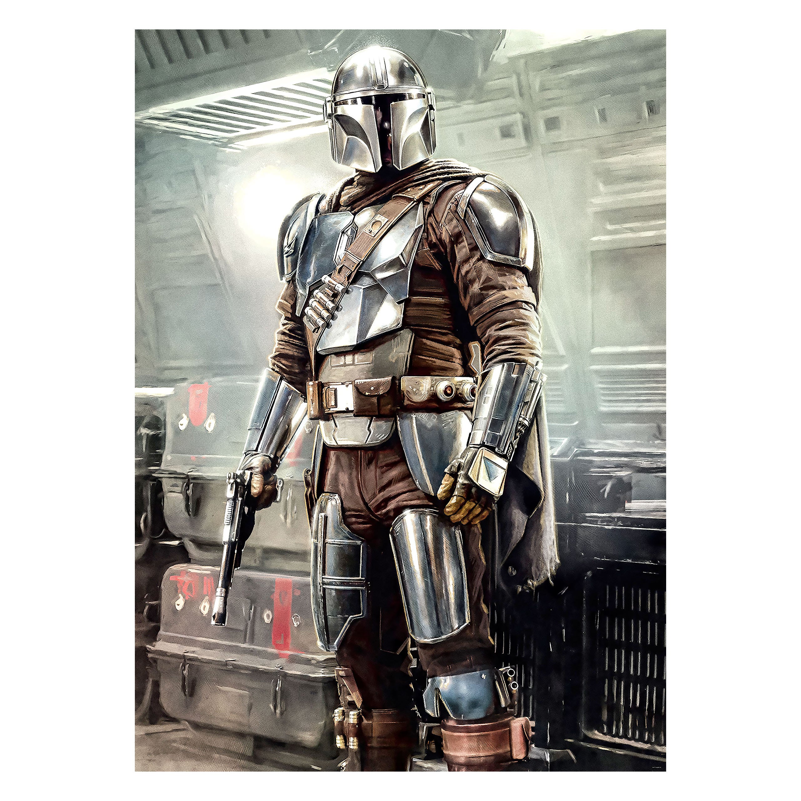 Immagine del prodotto Mando Fight Carta da parati fotografica - Star Wars The Mandalorian
