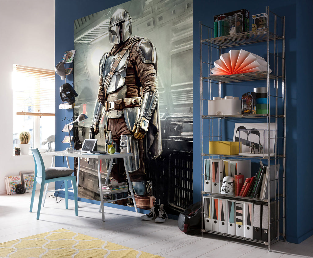 Immagine del prodotto Mando Fight Carta da parati fotografica - Star Wars The Mandalorian