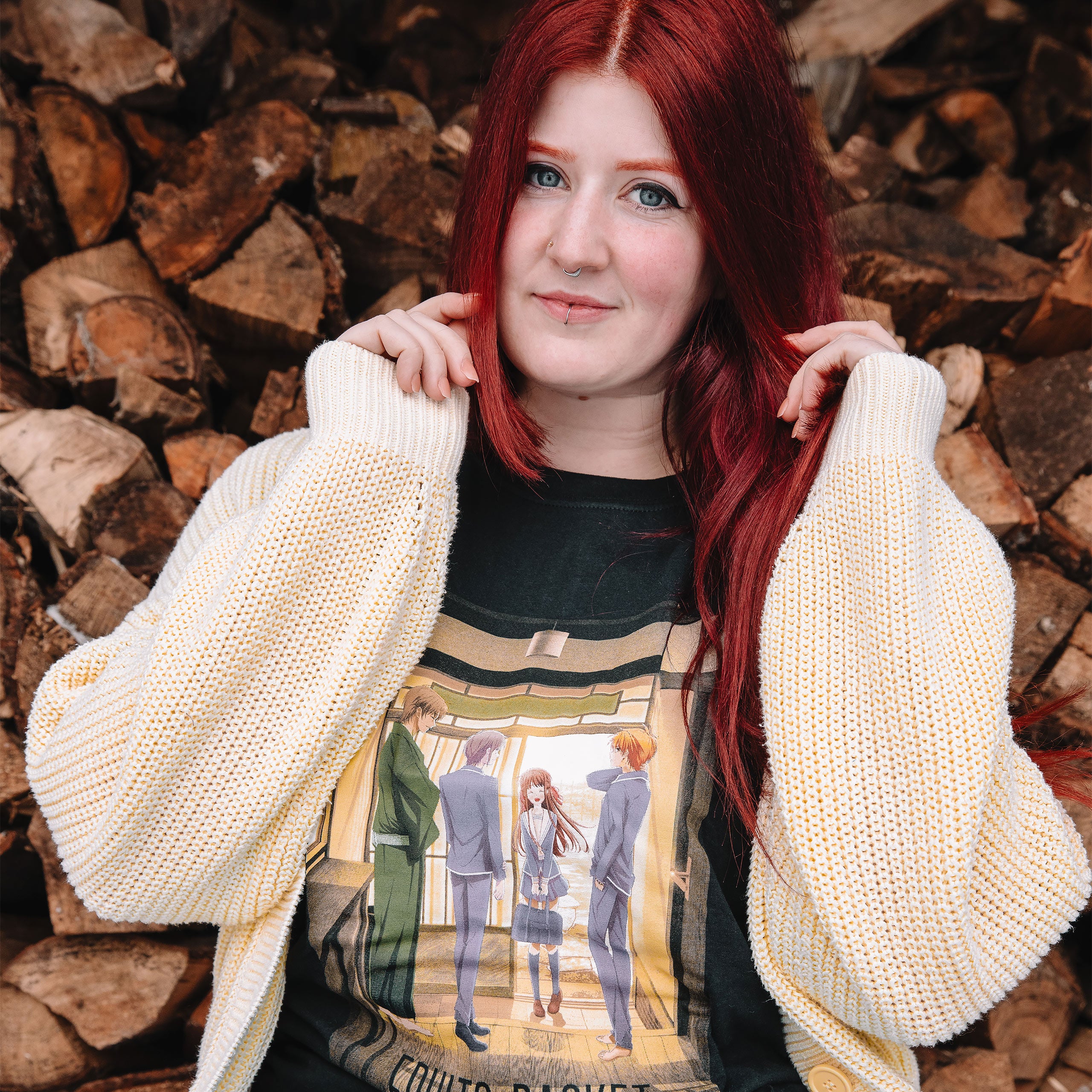 Immagine del prodotto Fruits Basket - T-shirt Welcome Back nera