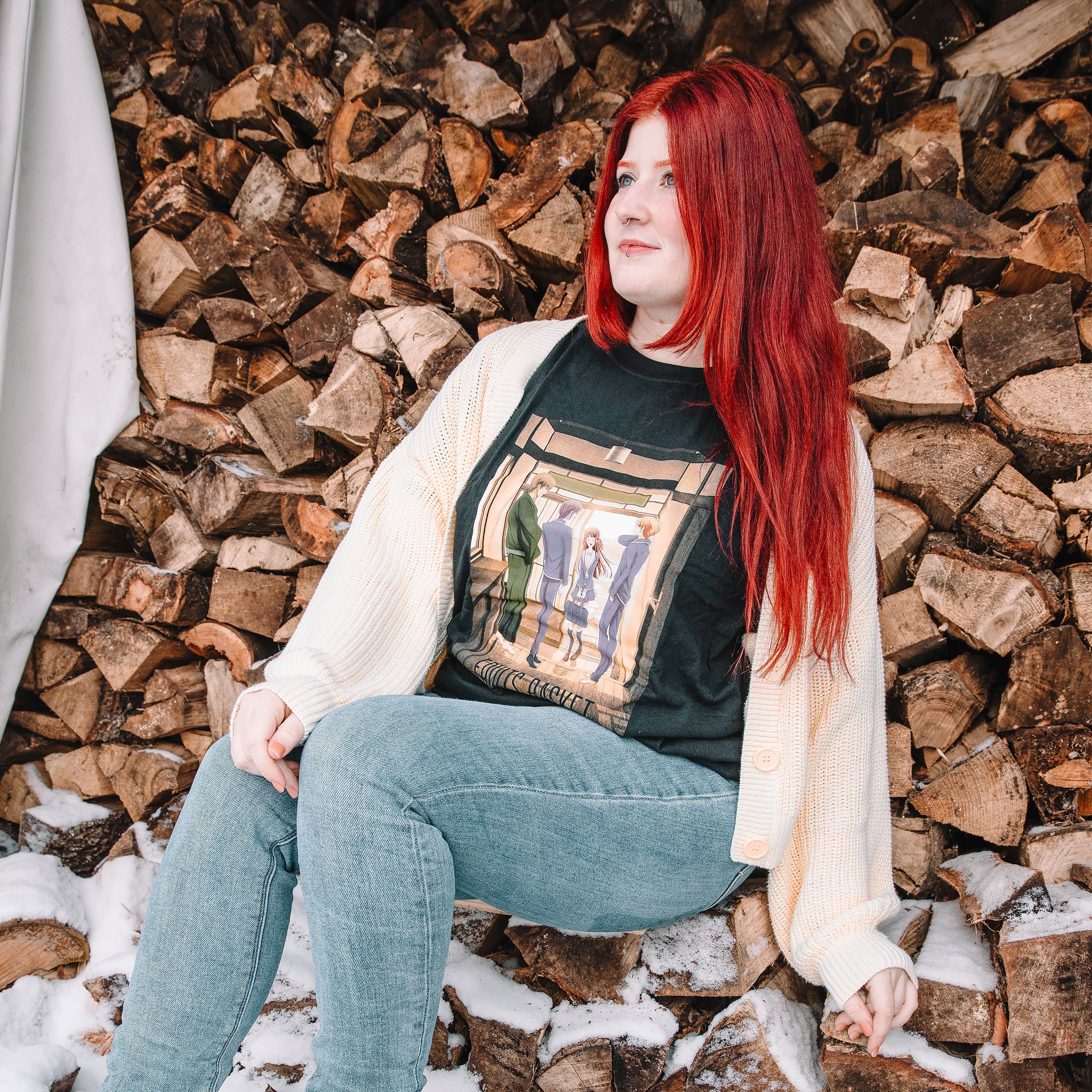 Immagine del prodotto Fruits Basket - T-shirt Welcome Back nera