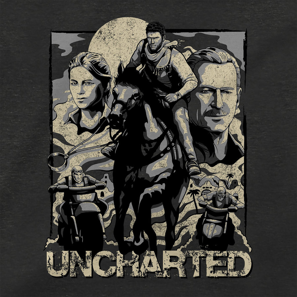 Immagine del prodotto Uncharted - T-shirt con copertina grigia