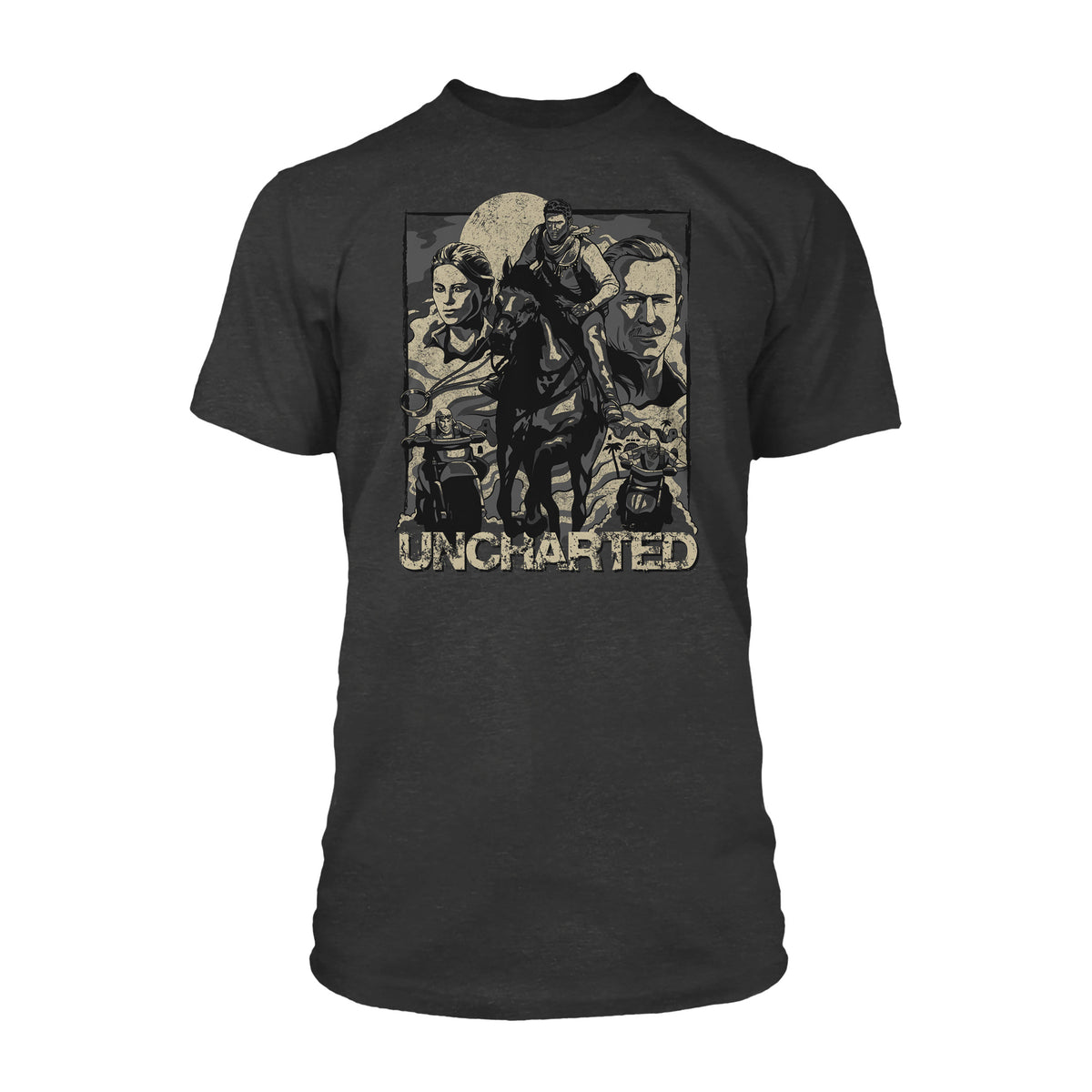 Immagine del prodotto Uncharted - T-shirt con copertina grigia